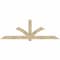 Ekena Millwork Redmond Rough Sawn Timber Gable Bracket, Douglas Fir, 108"W x 36"H x 2"D x 6"F, 8/12 Pitch GBW108X36X0206RED00RDF - alternate 1